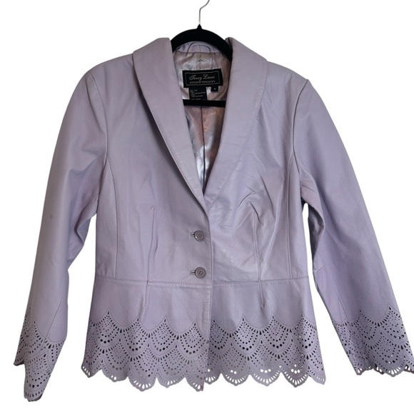 Terry Lewis Jacket Women's Size Medium Lavender - Picture 2 of 7